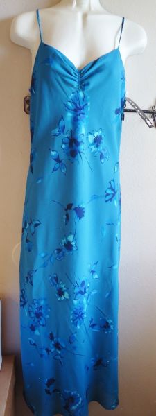 Vestido Longo Floral de Alcinhas