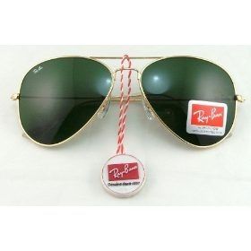 Ray-Ban 3025 (Médio) Dourado com Verde